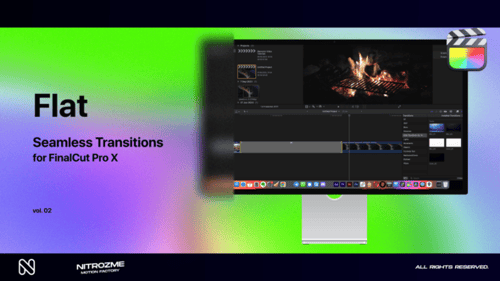 Flat Transitions Vol. 02 for Final Cut Pro X