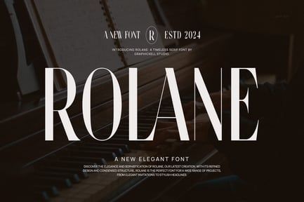 Rolane Elegant Serif Font Typeface