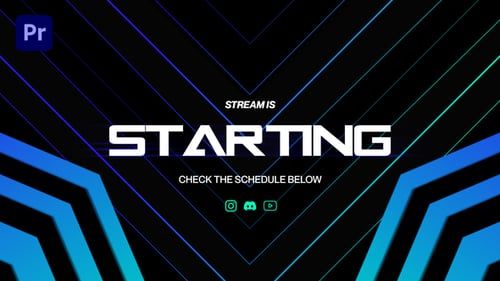 Stream Package Overlay Premiere Pro Template