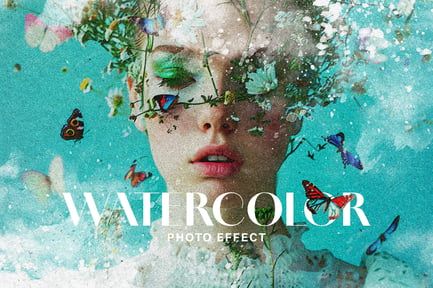 Watercolor Painting Photo Effect