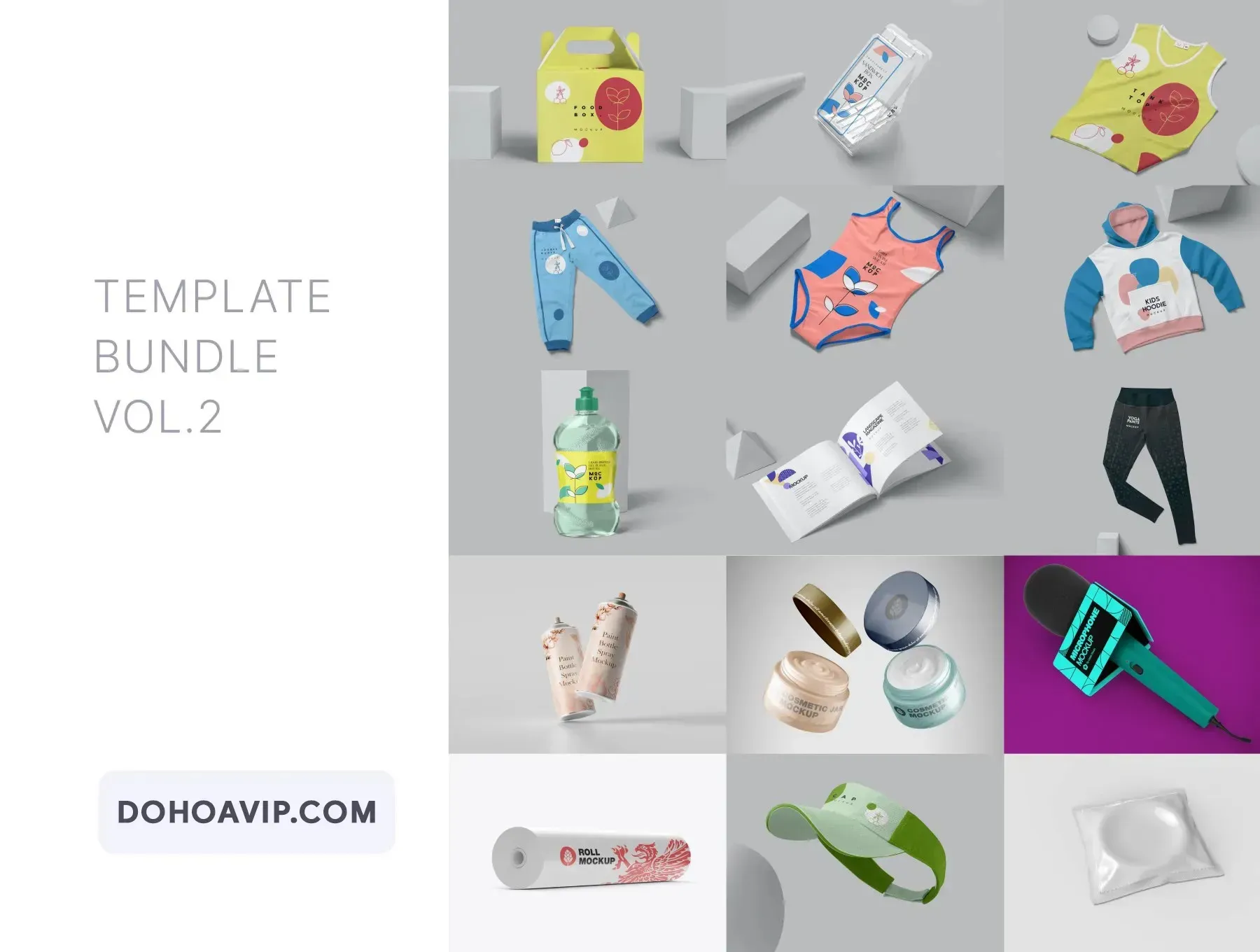 Mockup Template Bundle Vol. 2