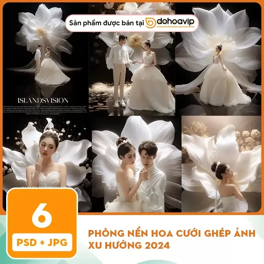 [VIP] Phông nền Hoa ghép ảnh cưới Xu hướng 2024