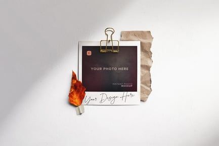 Collage Instant Picture Mockup