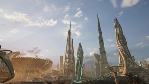 City of Dubai in the Future