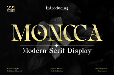 Moncca – Modern Serif Display