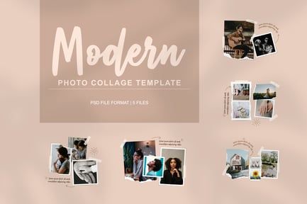 Modern Photo Collage Template