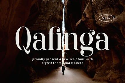 Qafinga – Classy & Stylish Serif