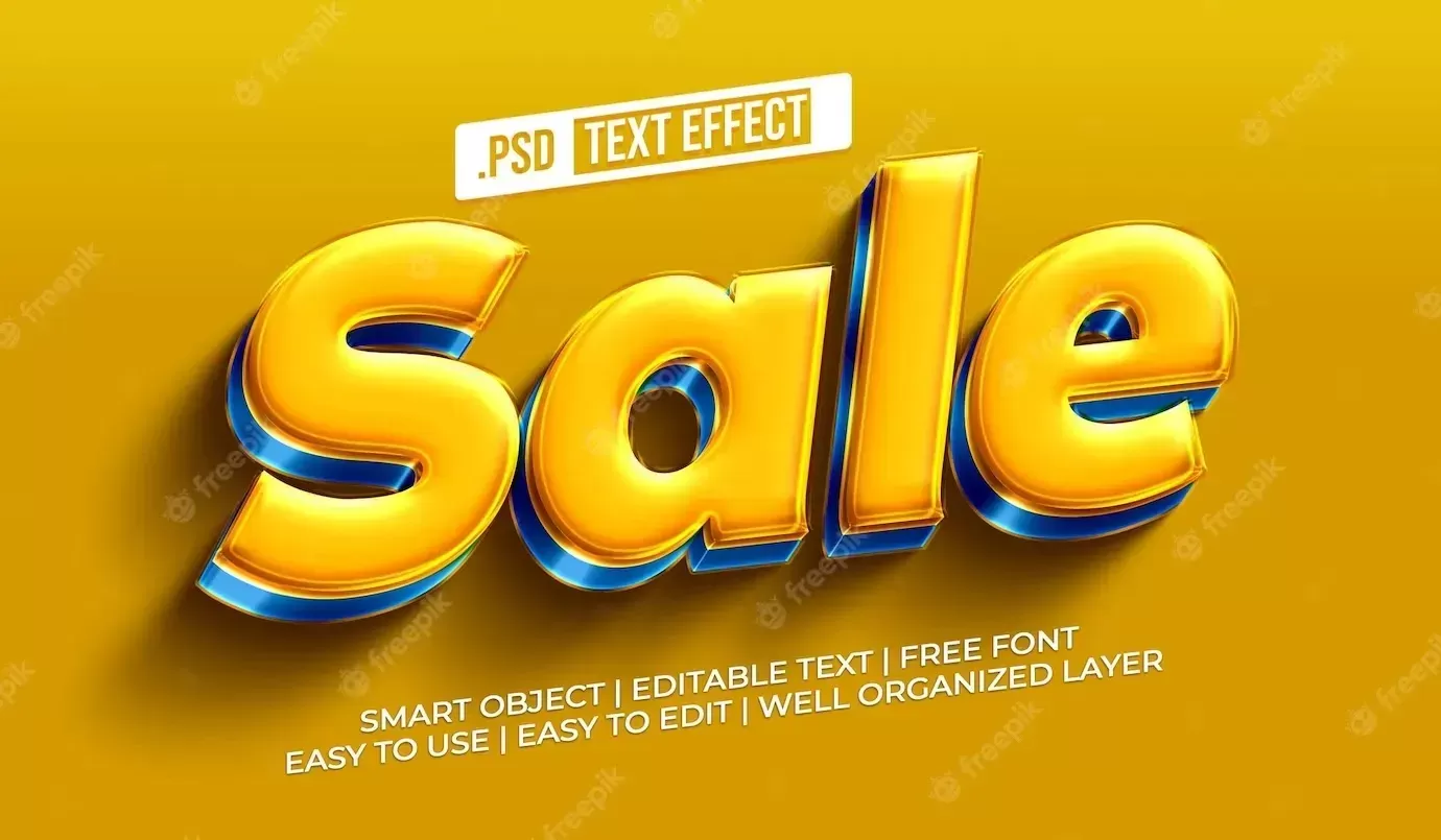 Sale text style effect