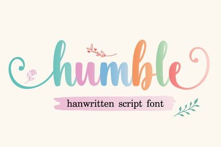 Humble – Modern Script Font