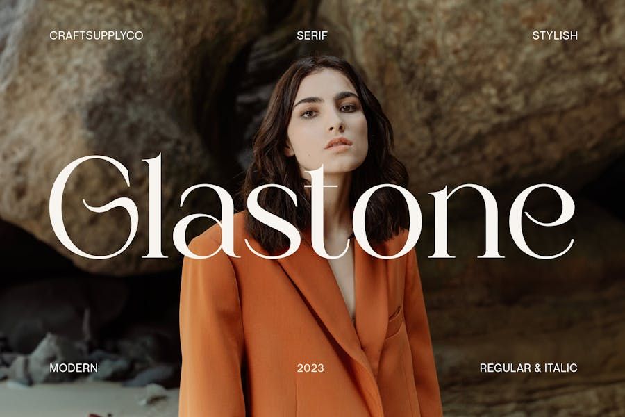 Glastone – Modern Serif Typeface