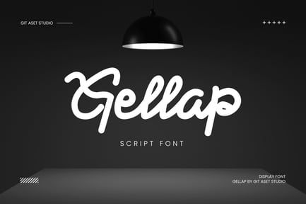 Gellap Scrip Font