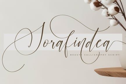 Sorafindea Calligraphy Script