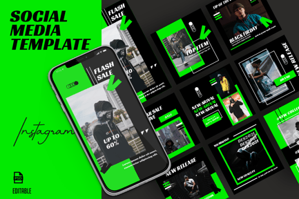 Urban Fashion Instagram Template Vol. 04