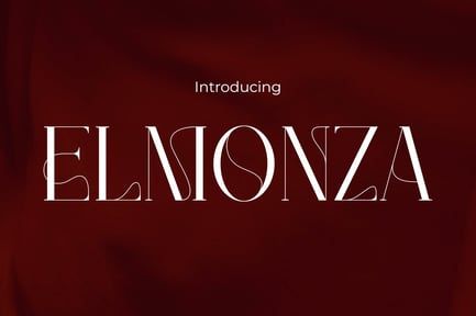 Elmonza – Modern Elegance and Beauty Font