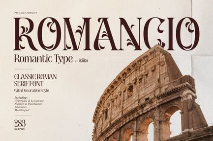 Romancio – Romantic Font