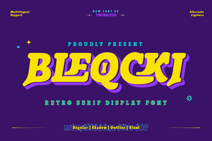 Bleqcki – Serif Display