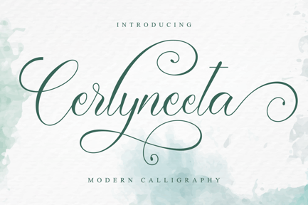 Cerlyneeta Calligraphy Font