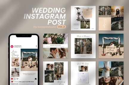 Wedding Instagram Post Vol 2