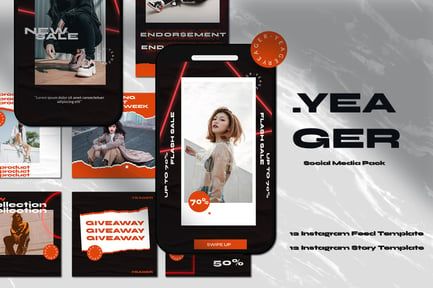 YEAGER Instagram Template