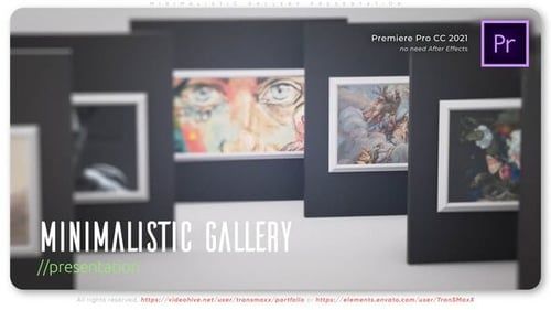 Minimalistic Gallery Presentation