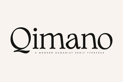 Qimano Modern Humanist Serif