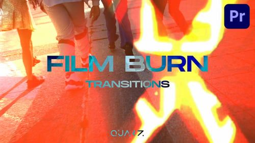 Film Burn Transitions for Premiere Pro