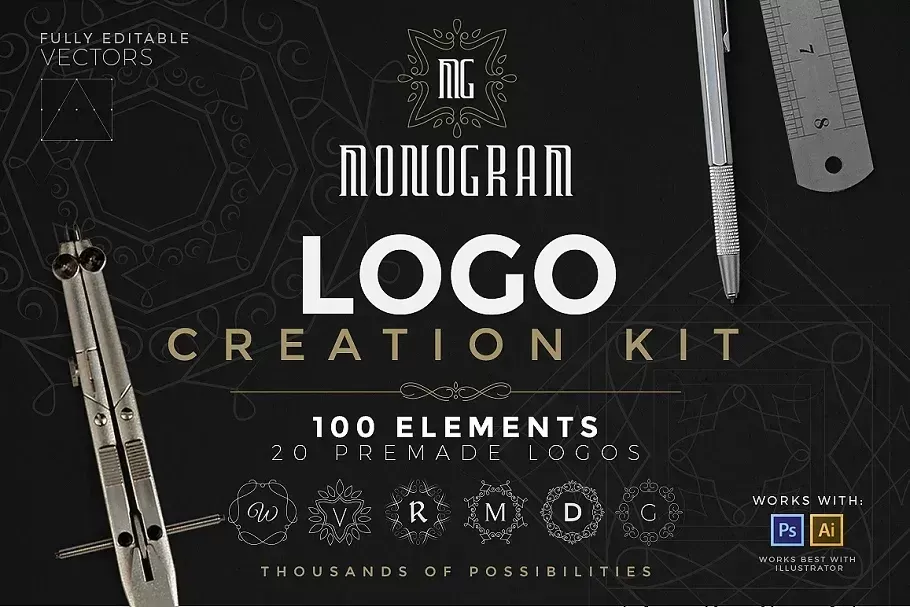 Logo Creation Kit – Monogram Edition