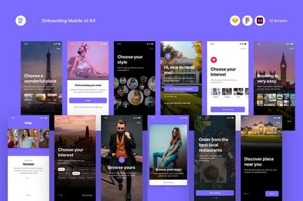 Onboarding Mobile UI Kit