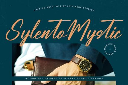 Sylento Mystic Modern Bold Script