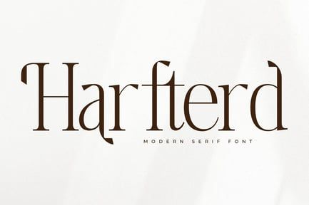 Harfterd Modern Serif Font