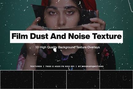 Film Dust And Noise Texture Overlay