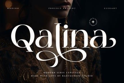 Qalina Modern Serif Font