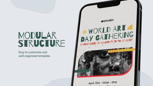 World Art Day Intagram Stories