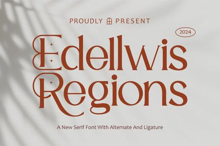 Edellwis Regions – Classy Serif Font