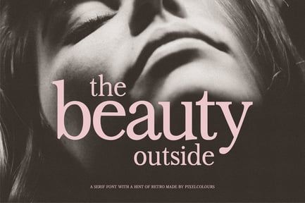 Beauty Outside Serif Font Duo