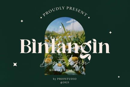 Bintangin – Modern Font Duo