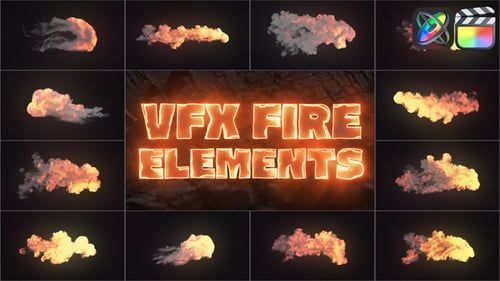 VFX Fire Elements for FCPX