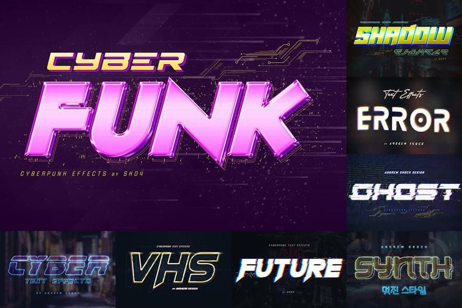 Cyberpunk Text Effects