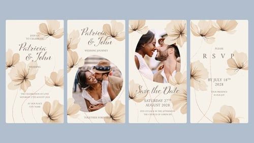 Wedding Invitation Video Template