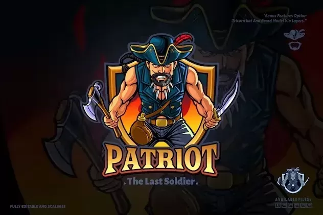 Patriot E-Sport Logo Template