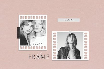 Film Frame Mockup #1415, Interior Mockup