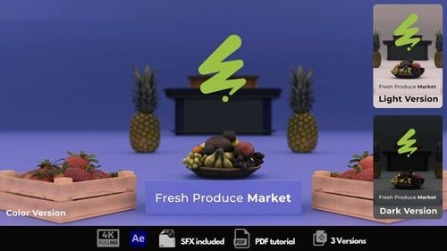 Fresh Produce Market Promo