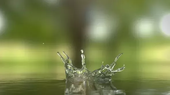 Water Drop Logo Reveal