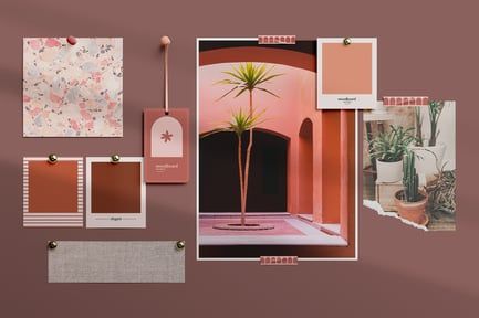 Moodboard for Branding Mockup