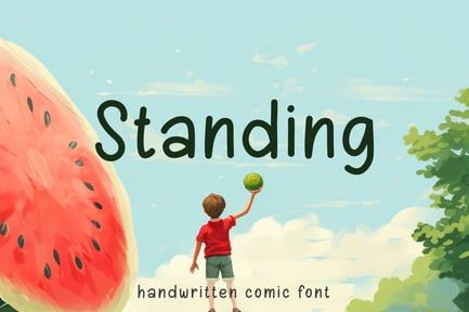 Standing – Handwritten Comic Font