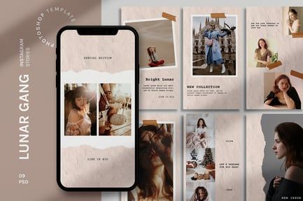 Lunar Gang – Instagram Stories Template