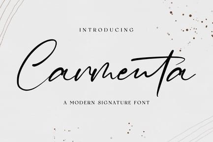 Carmenta – Signature Font