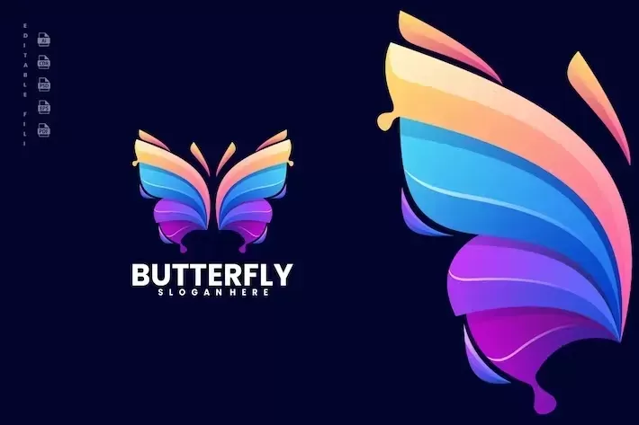 Butterfly Design Logo