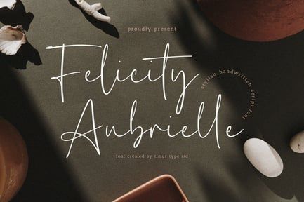 Felicity Aubrielle – Stylish Handwritten Font TT