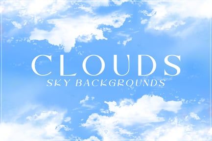 Clouds – Cloudy Sky Backgrounds Set